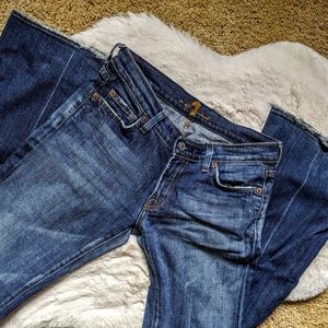 EUC - 7 for all mankind flare jeans